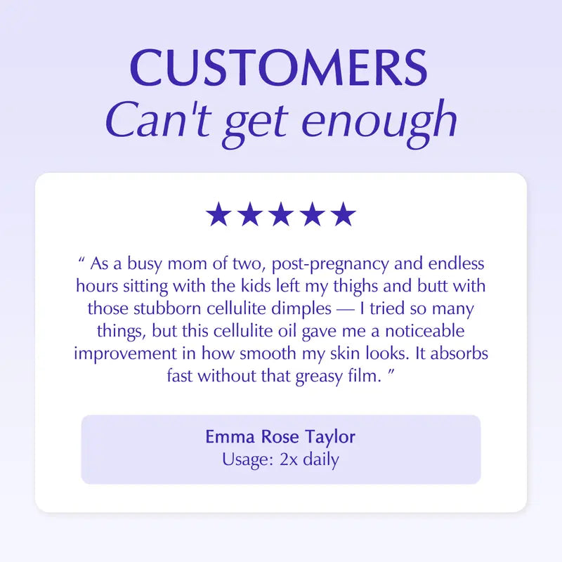 15-Day Anti-Cellulite Sculpting Oil - Tightening & Elasticity Boost Unisex