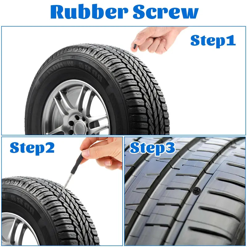 60Pcs Tire Repair Screws Plugs
