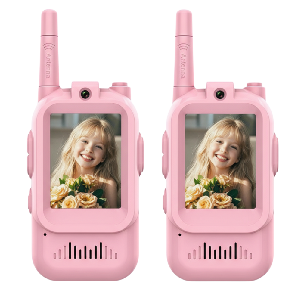 Kids' Video Walkie-Talkie – 2-Pack HD Intercom for Playful, Secure Communication