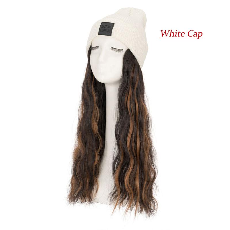 Women's Knitted Cap Wigs