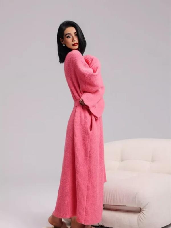 Women's Double-Sided Plush Robe