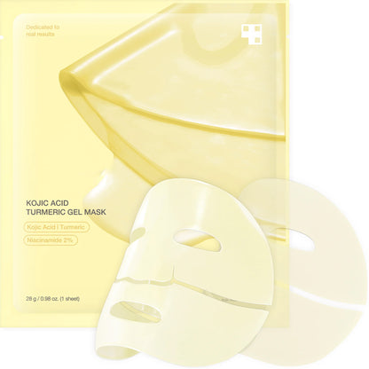 Gold & Pink Jelly Gel Mask Duo – PDRN Collagen + Kojic Acid Turmeric