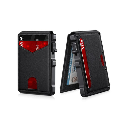 Slim Aluminum Pop-Up Wallet