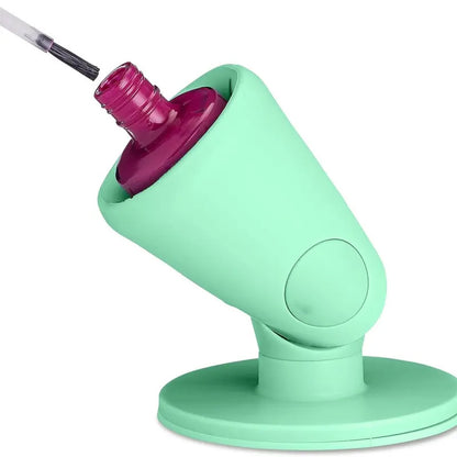 Nail Art Essential: Anti-Spill Suction Polish Holder