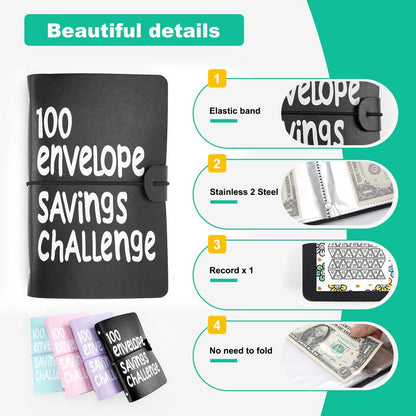 100 Days Saving Challenge Book