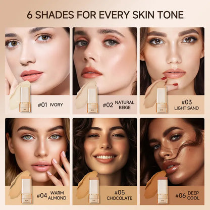 Concealer Foundation Stick with Built-in Brushes Complimentary