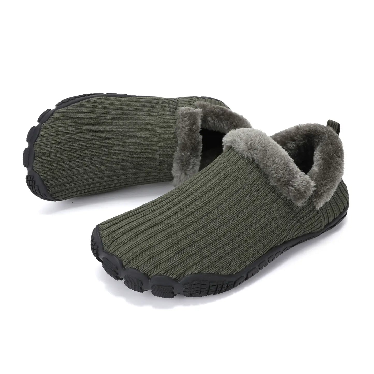 Fleece-Lined Non-Slip Unisex Slippers