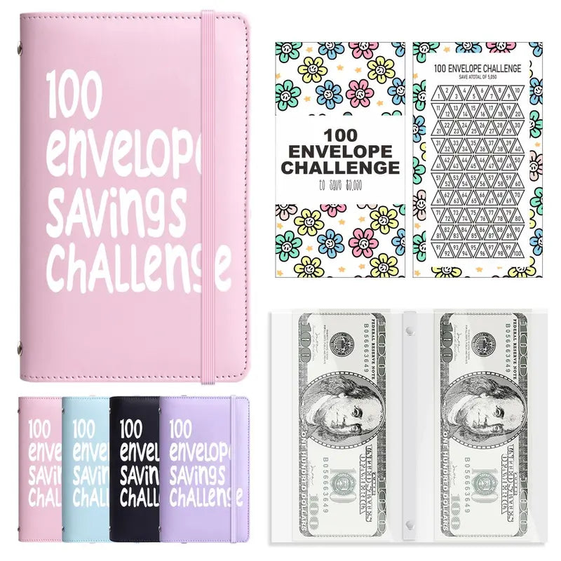 100 Days Saving Challenge Book