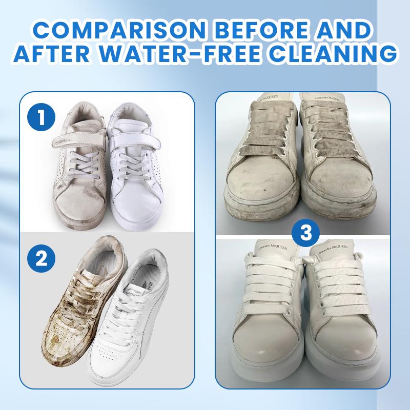 No-Wash White Shoe Cleaner Cream with Sponge