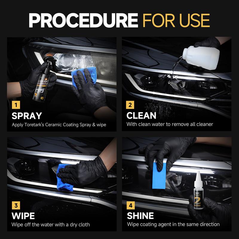 Oxidized & Yellowed Headlight Repair Kit