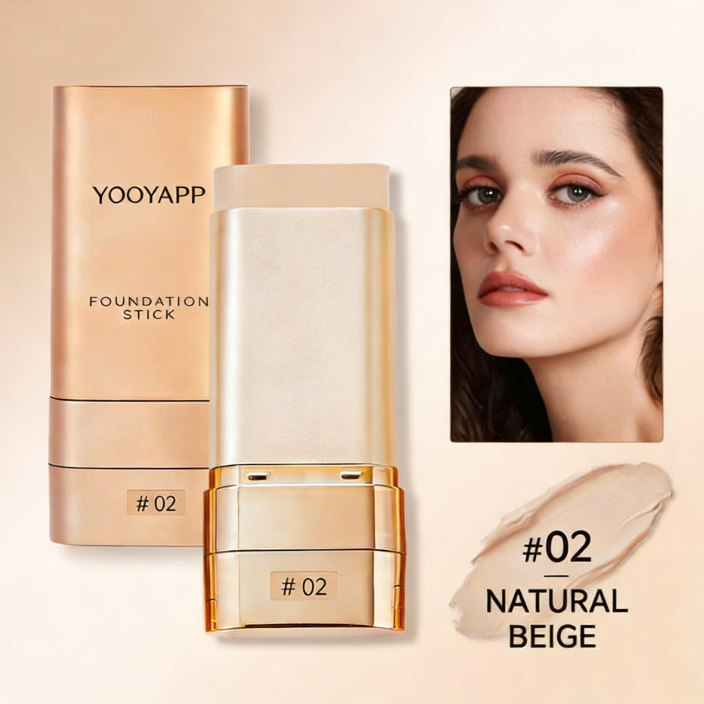 Concealer Foundation Stick with Built-in Brushes Complimentary