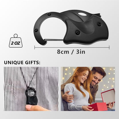 Mini Folding Knife Keychain - Portable Multi-purpose Gift for Camping & Holidays