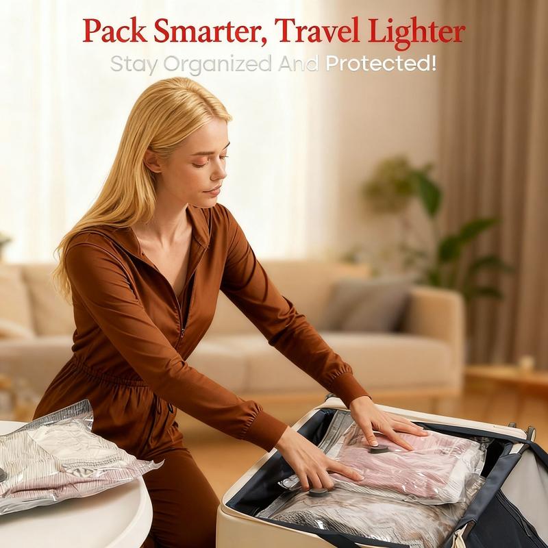 Cordless Rechargeable Vacuum Compression Bag Set
