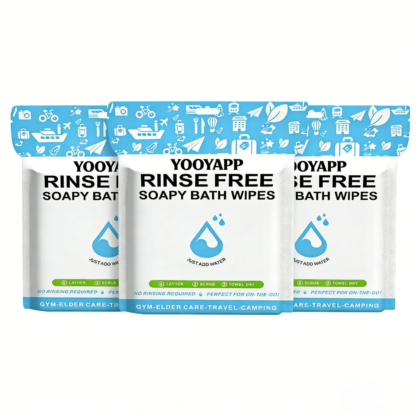 NoRinse Gentle Care Towels Pack