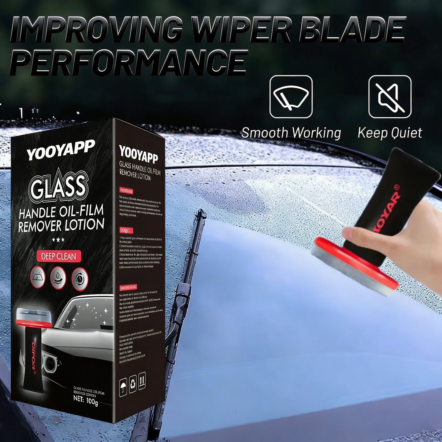 Handheld Car Oil Film Remover
