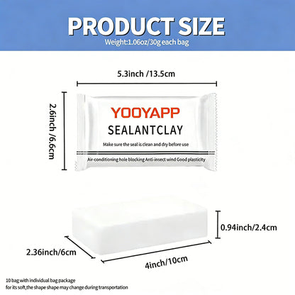 Sticky Sealant Clay for AC Hole Blocking