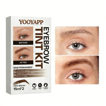 Long-Lasting Waterproof Eyebrow Tint Kit