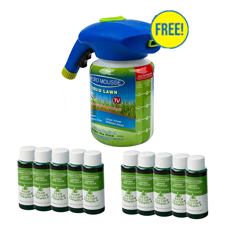 Instant Green Lawn Spray – HydroSeeding Grass in Seconds!