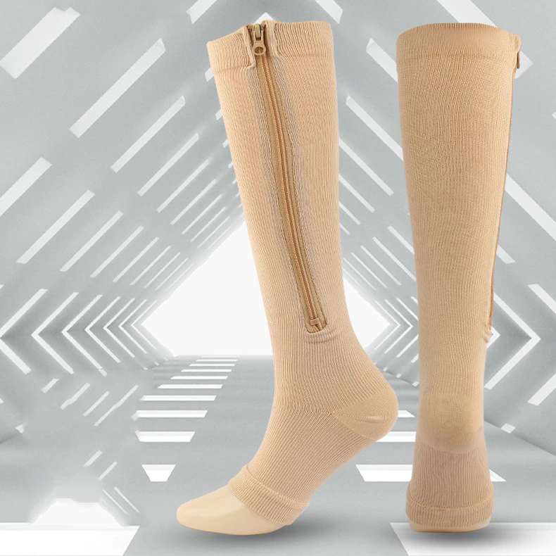 ZipSox™ Compression Socks with Zipper