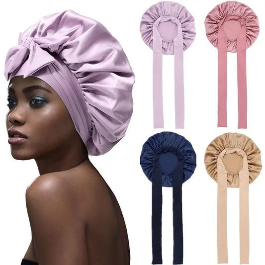 ✨ Lightweight Satin Sleeping Cap
