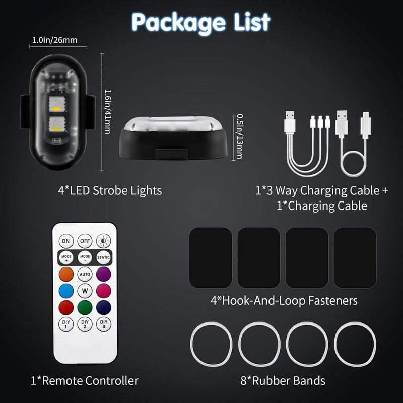 Wireless Strobe Warning Light for Vehicle