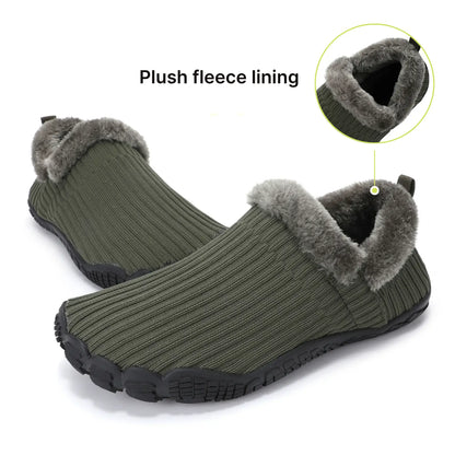 Fleece-Lined Non-Slip Unisex Slippers
