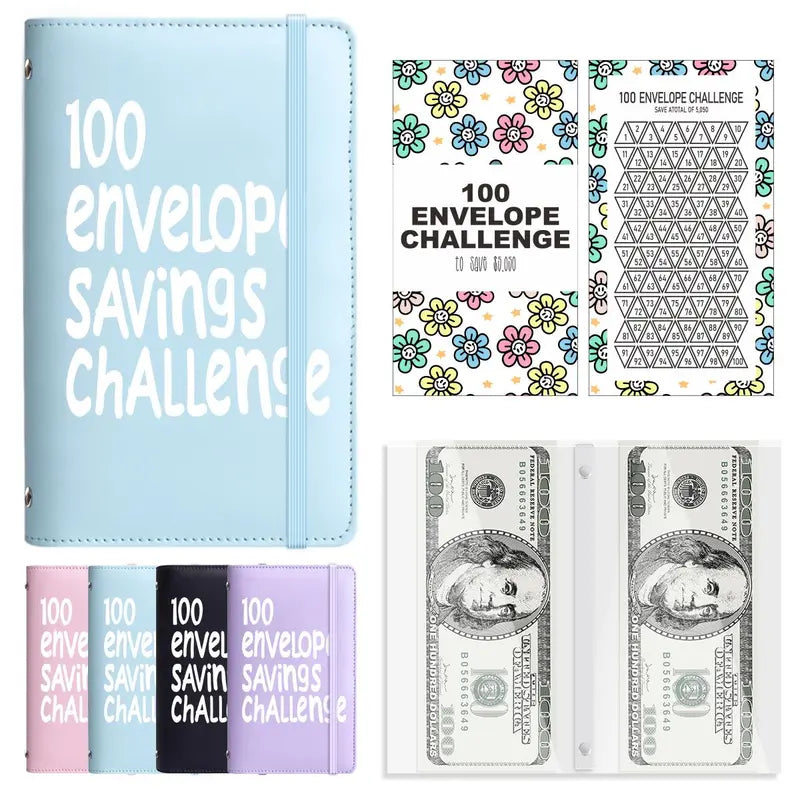 100 Days Saving Challenge Book