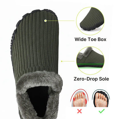 Fleece-Lined Non-Slip Unisex Slippers