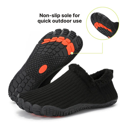 Fleece-Lined Non-Slip Unisex Slippers