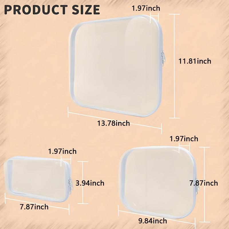 Clear Hard Shell Zippered Cases