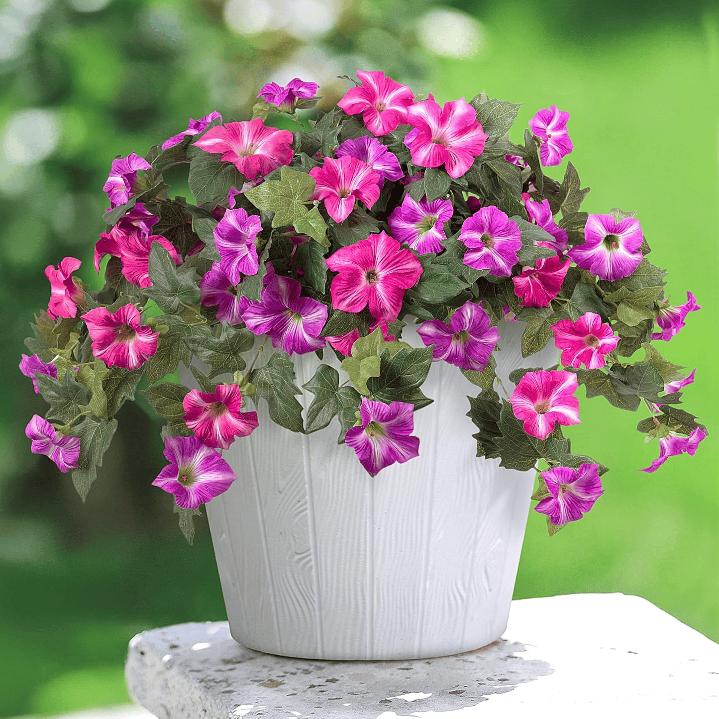 🔥Spring Faux Petunias Silk Flower UV Resistant No Fade Floral