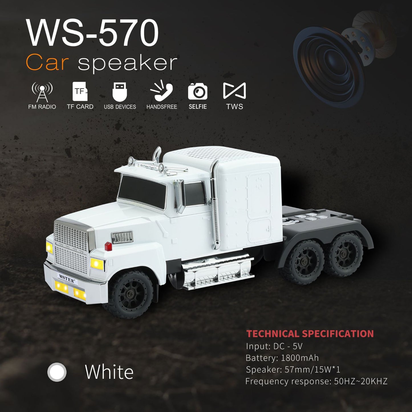 Big Truck Model Bluetooth Speaker🚚