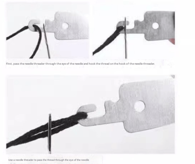 🧵34PCS Big Eye Steel Needles Set