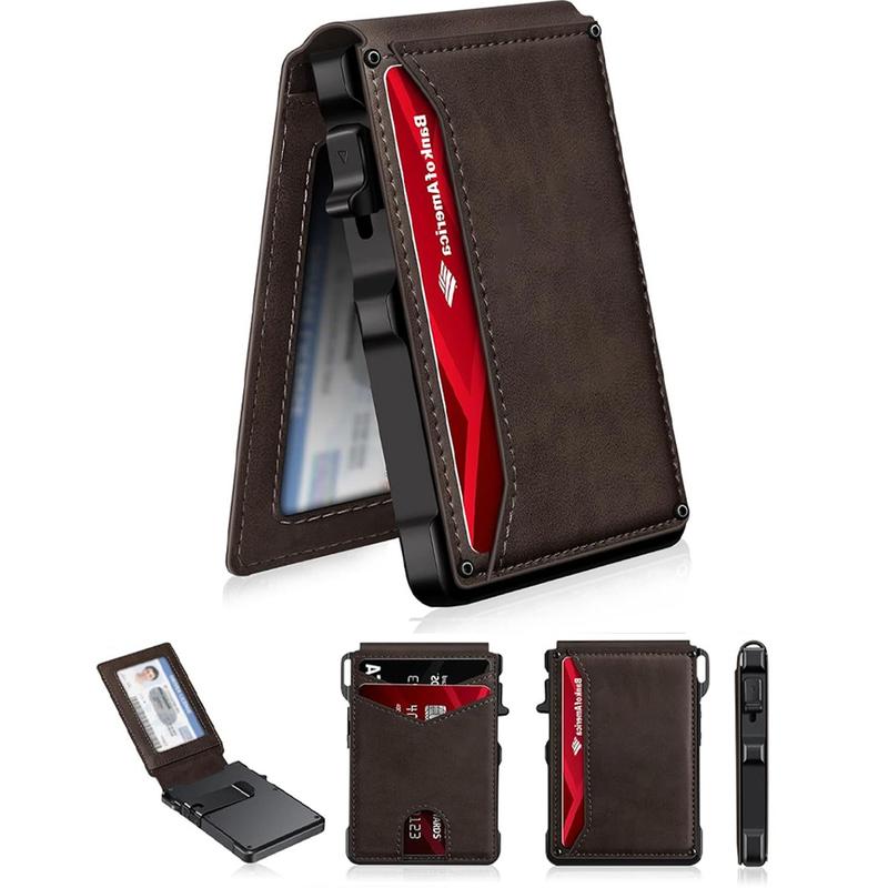 Slim Aluminum Pop-Up Wallet
