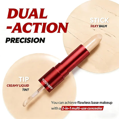 Flawless Base Duo – Blurring Concealer &  Red Cushion Set