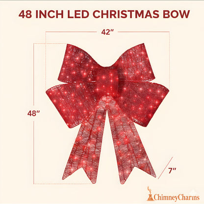 LED Christmas Bow