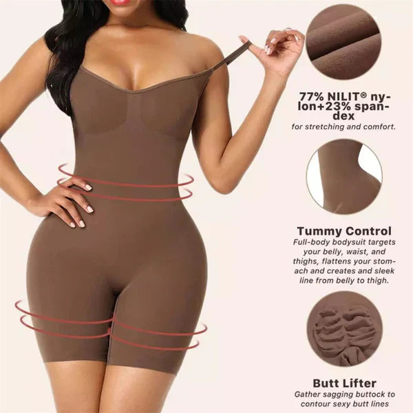 Women's Butt Lifter Tummy Control Seamless Bodysuit