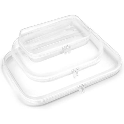 Clear Hard Shell Zippered Cases