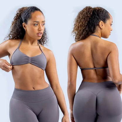 Impact Strappy Back High-Waisted Gym Set