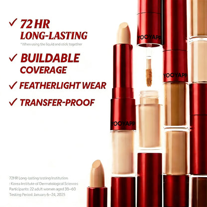 Flawless Base Duo – Blurring Concealer &  Red Cushion Set