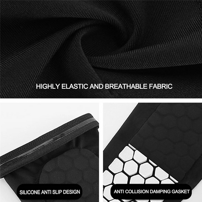 2X Outdoor Soccer/Football Shin Guards - Honeycomb Calf Protective Gear