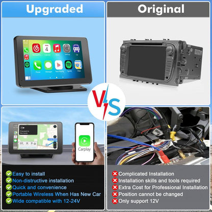 🔥Upgraded Wireless CarPlay Screen for Andriod & Iphone 🚚Free Shipping