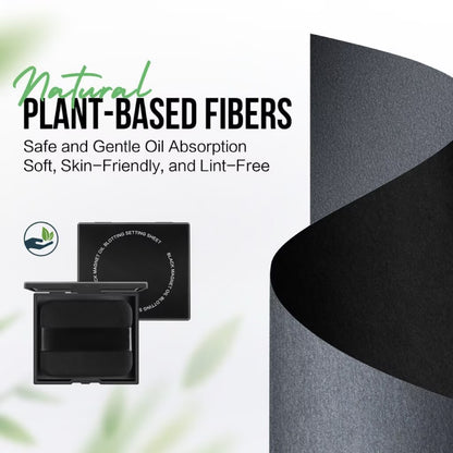 Black Magnet Oil Blotting Setting Sheet