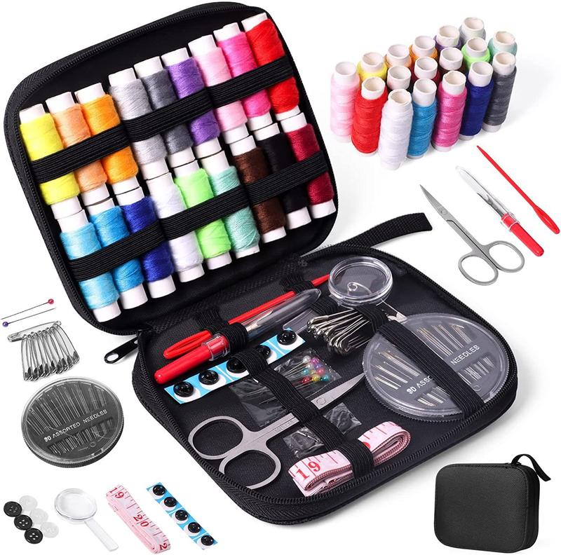 All-Scenario Sewing Kit + Embroidery Stitch Book (86PCS)