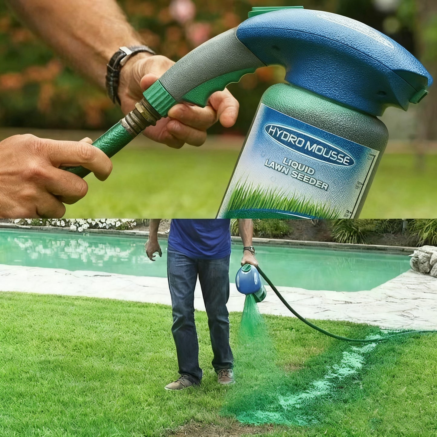 Instant Green Lawn Spray – HydroSeeding Grass in Seconds!