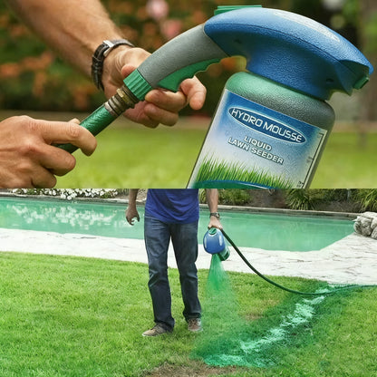 Instant Green Lawn Spray – HydroSeeding Grass in Seconds!