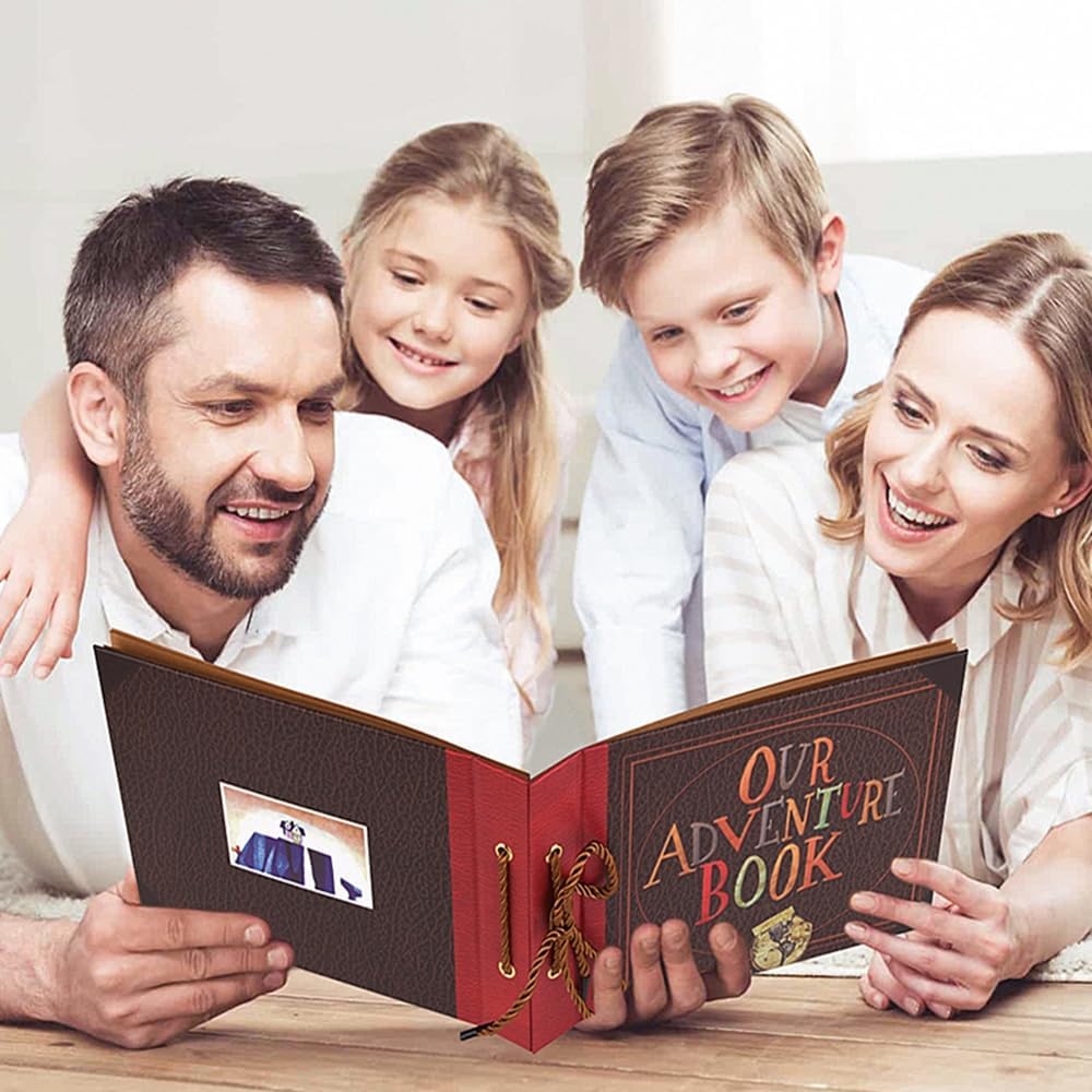 Adventure Book Handcrafted Diary Photo Scrapbook