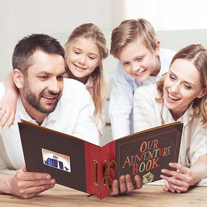 Adventure Book Handcrafted Diary Photo Scrapbook