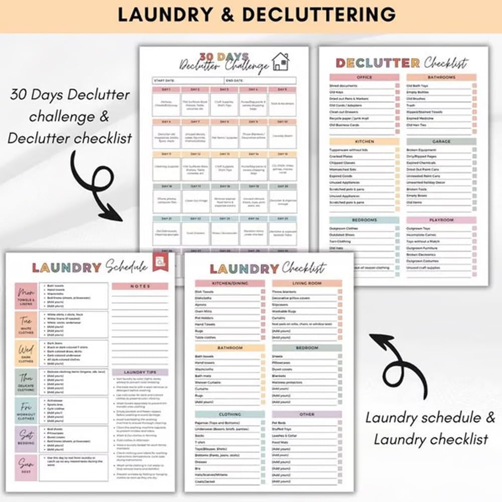 ADHD Cleaning Planner for Adults