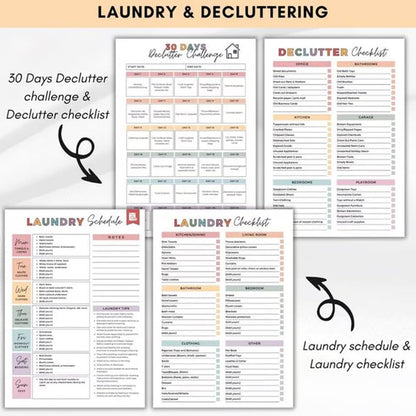 ADHD Cleaning Planner for Adults